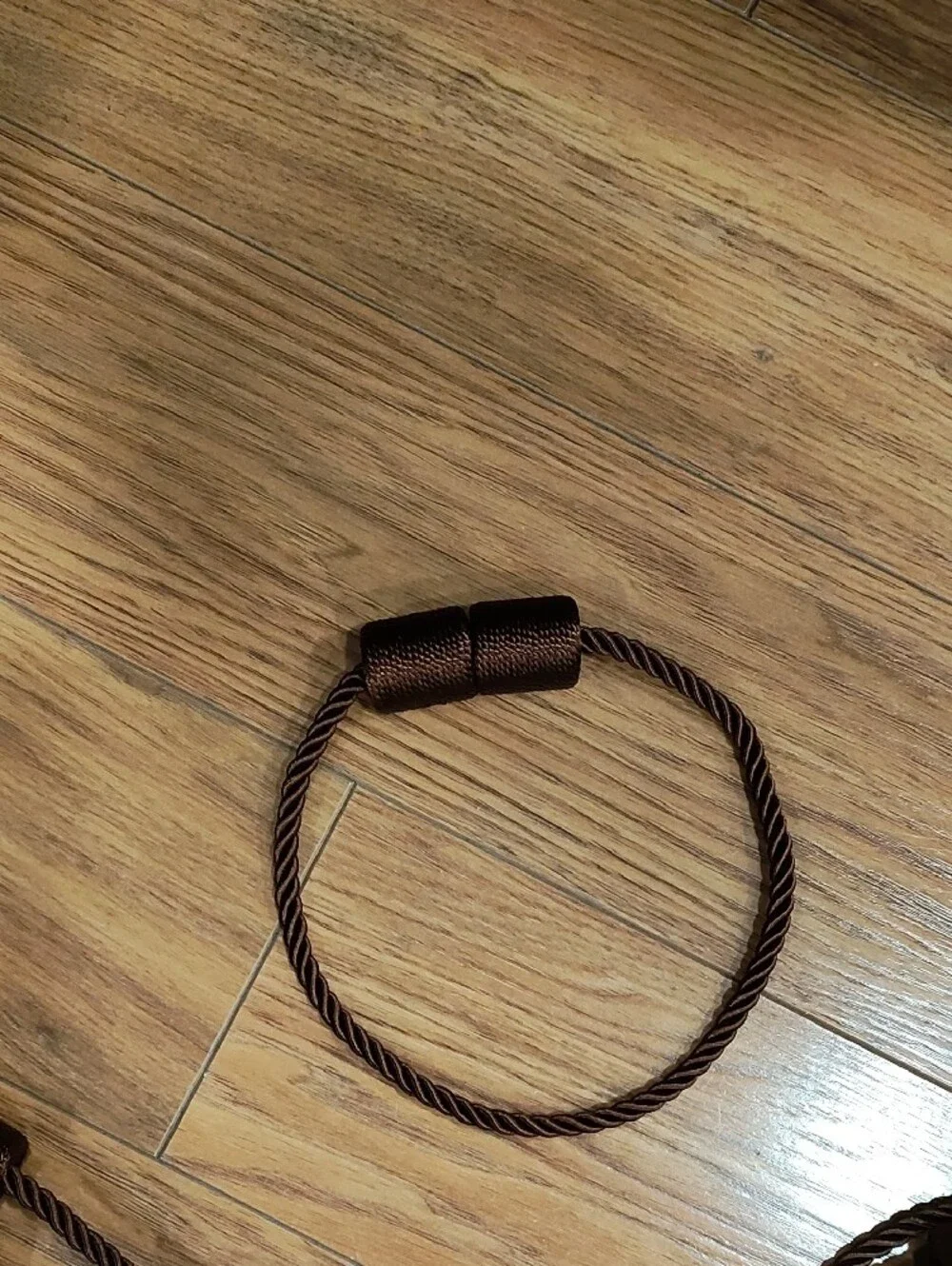 Brown Curtain Tiebacks - Set of 4 Decorative Tassel Cords